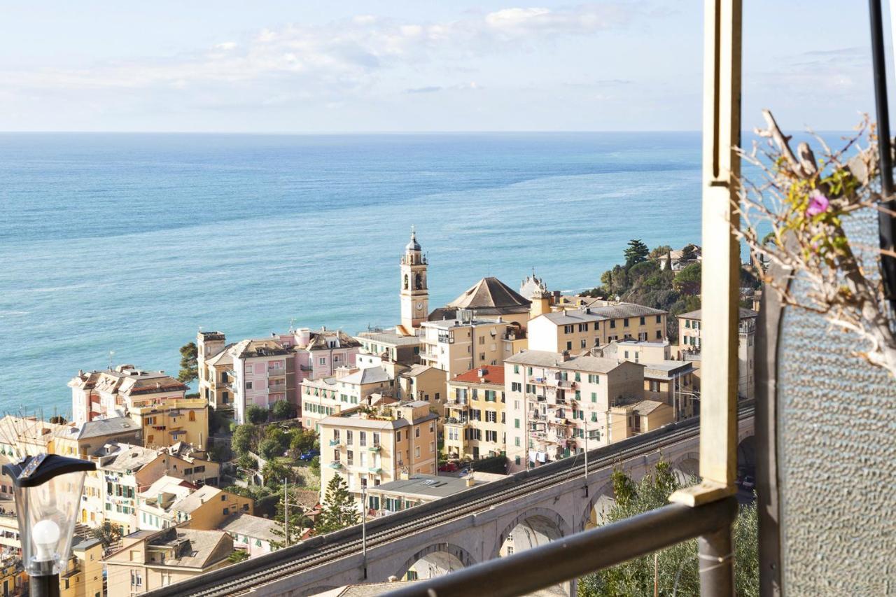 Sunset Apartment Above The Sea By Wonderful Italy Bogliasco Exterior photo